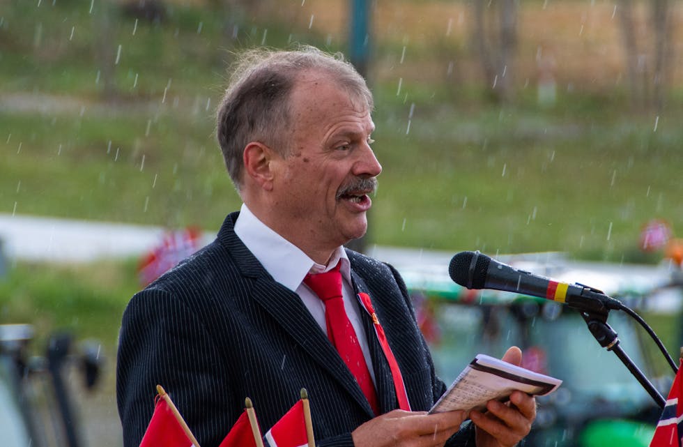 Per Bjørn Habbestad var forsongar både i regn og opplett vêr.