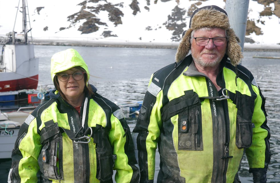 For tredje året på rad er ekteparet Rita og Ivar Vågshaug fra Valevåg på den nordligste kysten av Finnmark for å drive fiske. 