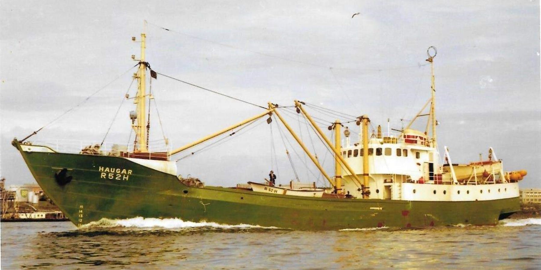 MS «Haugar» slik dei fleste kjende den då båten var eigd av Trygve Eriksen, Haugesund.