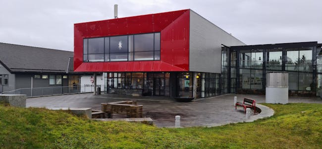Kommunehuset i Sveio. Arkivfoto.