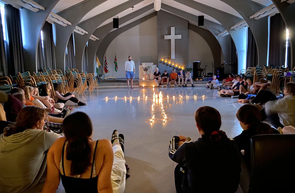 Norsk Luthersk Misjonssamband eig og driv Solgry ungdoms- og misjonssenter i Sveio. Bildet er frå ei konfirmantsamling i 2021.
FOTO: ARILD STEINSLAND/SVEIOKYRKJA