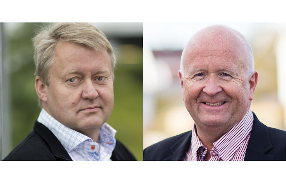 John Harald Jakobsen,
direktør Haugaland Kraft Energi og Olav Linga,
konsernsjef Haugaland Kraft.