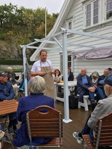 Torstein Hatlevik fortel om livet på Espevær.