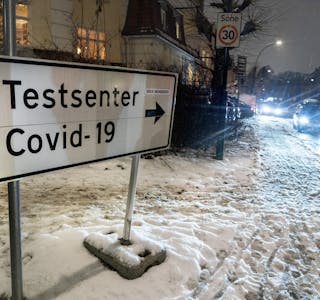 Det siste døgnet er det registrert 15.987 koronasmitta i Noreg. Foto: Terje Pedersen / NTB / NPK