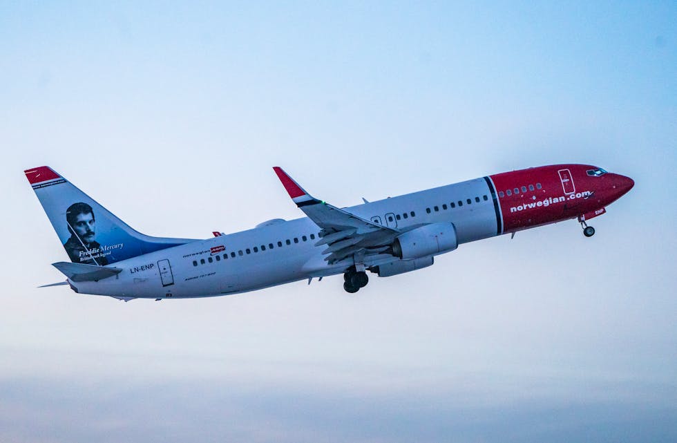 Norwegian kansellerte måndag fire flygingar på grunn av flyteknikarstreiken. Foto: Håkon Mosvold Larsen / NTB / NPK
