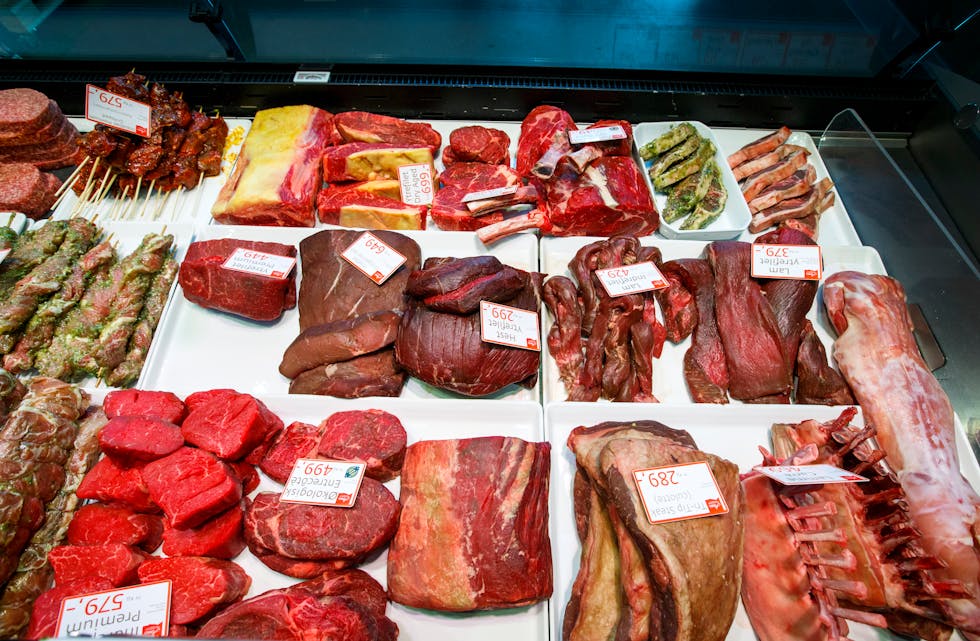 Kjøttbransjen meiner at kjøttprisane kjem til å gå opp med 20 prosent i år. Foto: Gorm Kallestad / NTB/ NPK