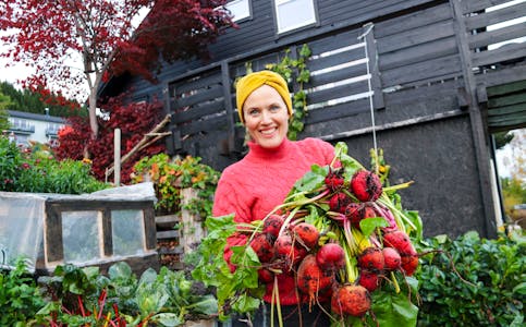 Vi kan alle drive matauk i eigen hage, meiner Maria Berg Hestad. FOTO FRÅ BOKA: MARIE BERG HESTAD