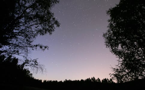 Lysforureing kan legge seg som eit slør mot himmelen. Då går ein glipp av desse vakre stjernene.