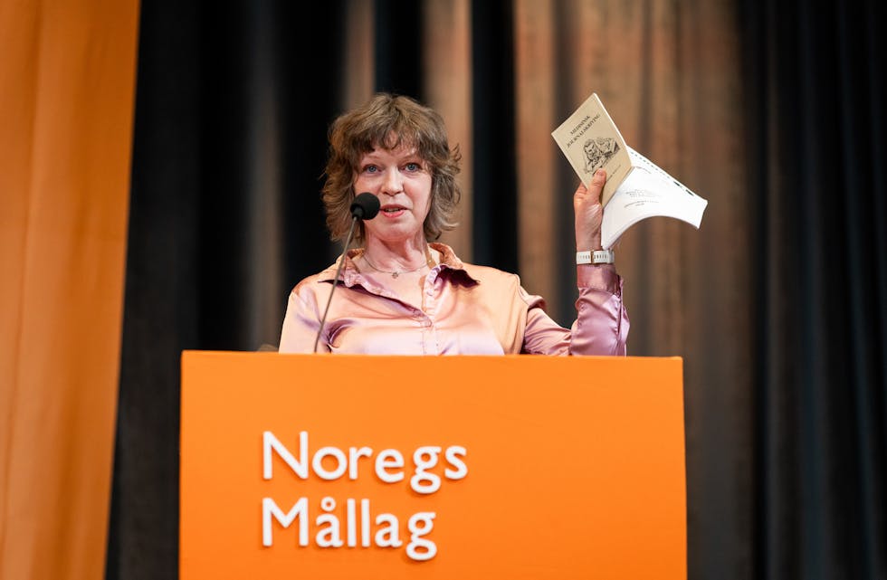 Øygunn Leite Kallevik fekk eitt av dei to nynorskstipenda som blir delte ut kvart år. 