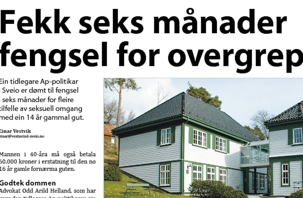 Faksimile frå Vestavind 21. november 2024.