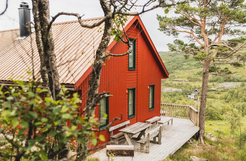 Sikringshytta på Olalia. Foto: Haugesund Turistforening