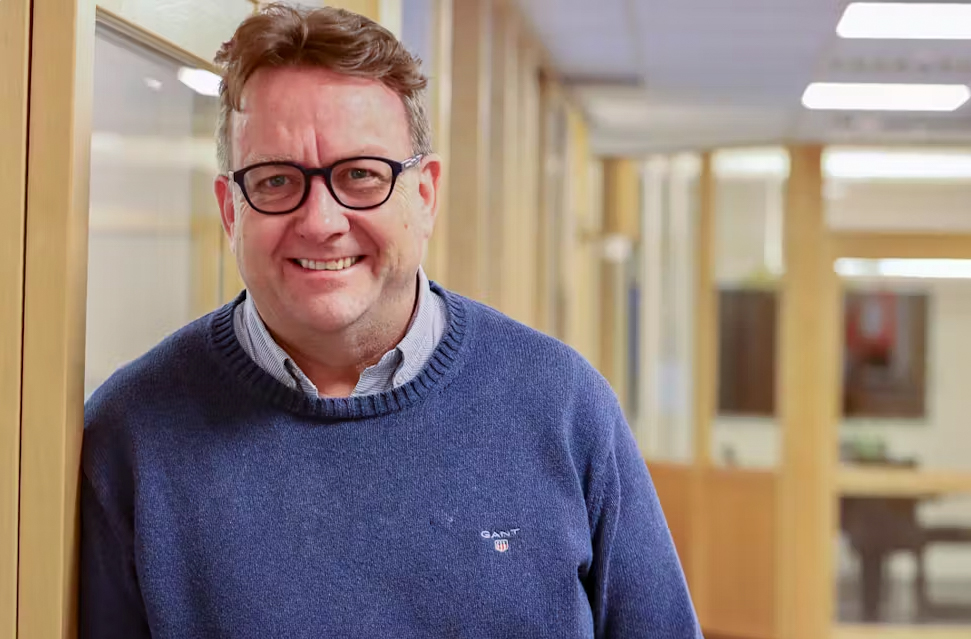 Redaktør Torstein Tysvær Nymoen går frå Grannar til Haugaland Vekst. Foto: Svein-Erik Larsen