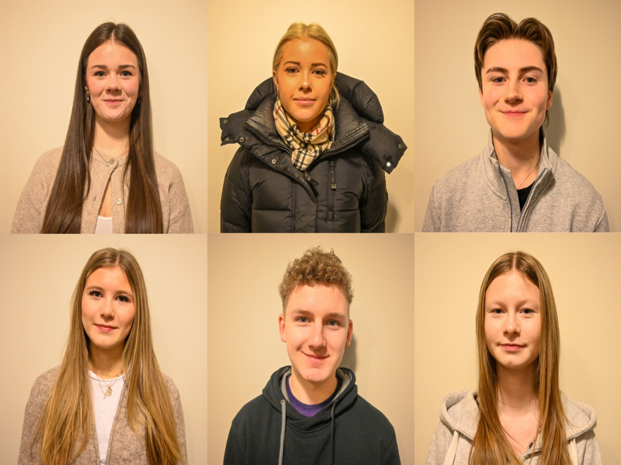 Kva blir vegen vidare for tiandeklassingane til hausten? Les vidare for å finne ut kva for skule Vilde, Oda, Henrik, Malene, Jonathan og Helena siktar seg inn på. Foto: Morten Vågset Møller.